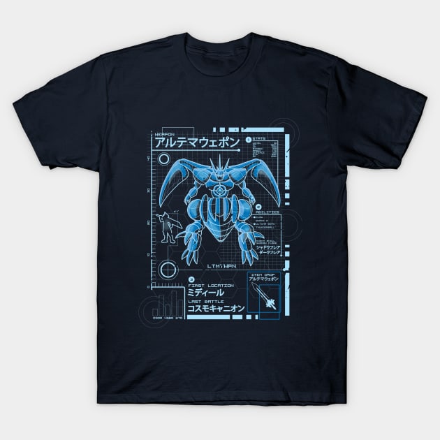 Ultimate Blueprint T-Shirt by LetterQ